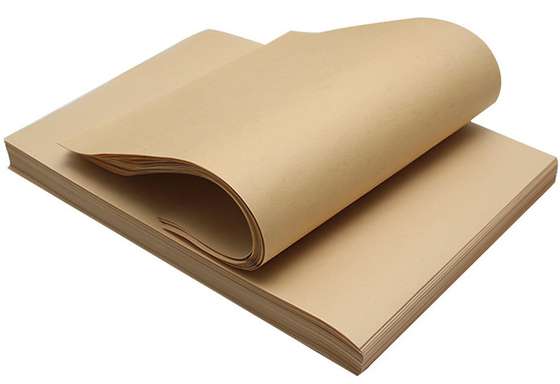 Greaseproof Kraft Wrapping Paper Roll Protective 80gsm Brown Packing Paper