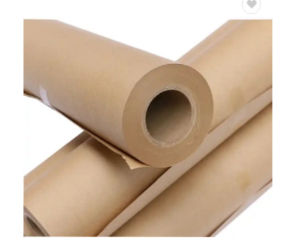 Recyclable Brown Kraft Wrapping Paper Roll For Packing Eco Friendly